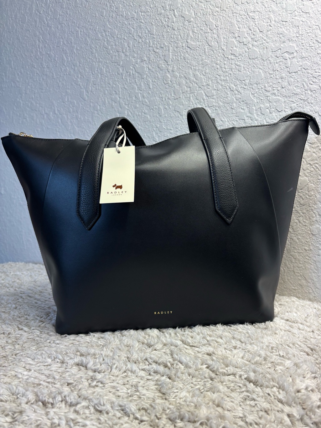 Radley London Bruton Street Large Zip-Top Leather Tote